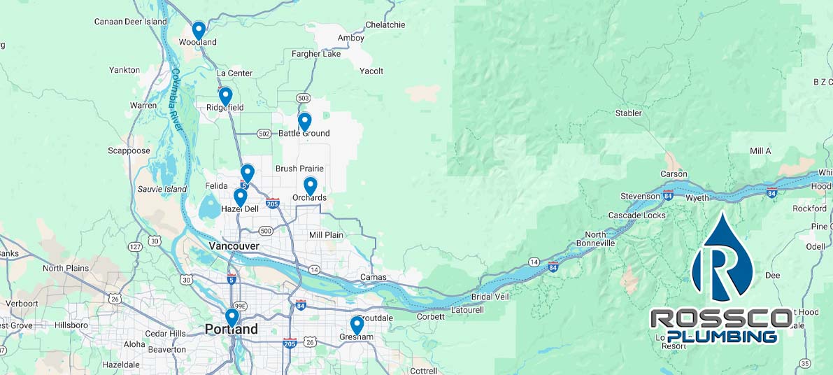 Service Areas - Rossco Plumbing